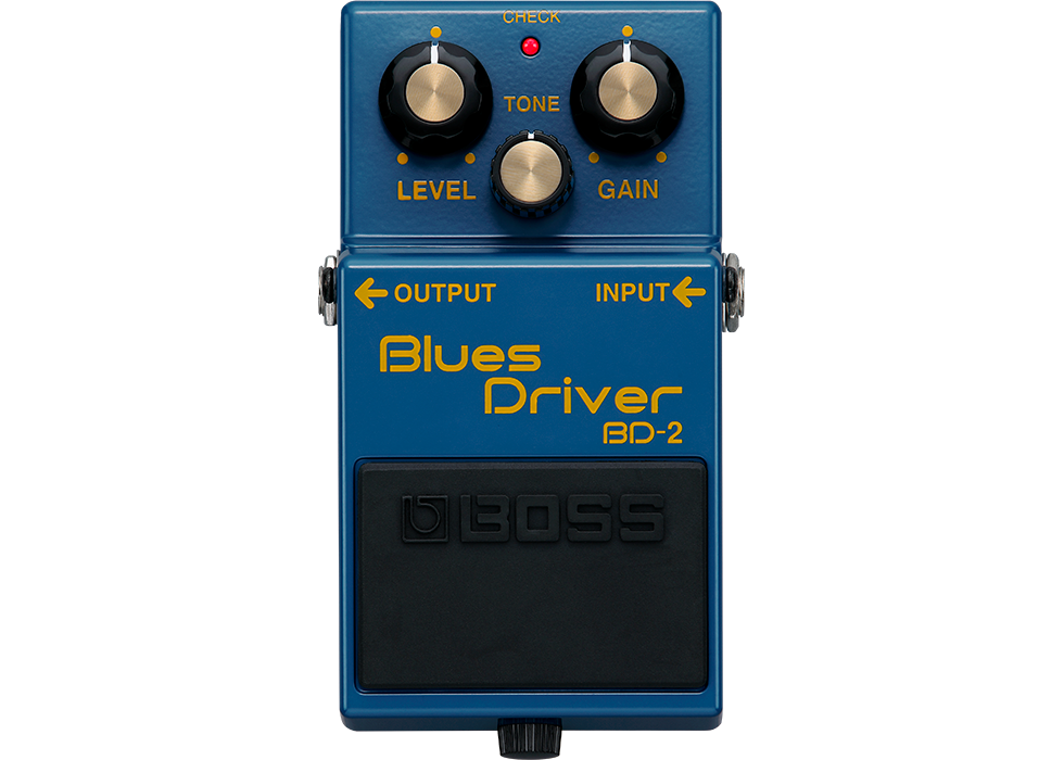 Boss BD-2 Blues Driver guitar or bass effects pedal